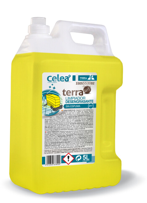 Limpiador Desengrasante, sin espuma TERRA 5L