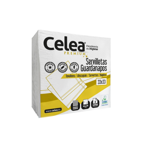 Servilleta Blanca 33x33 2C PPP P-50