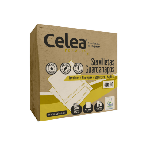 Servilleta Natural 40x40 2C PPP P-50
