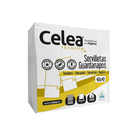 Servilleta Blanca 40x40 -2C 1/8 KANGURO PPP P-50