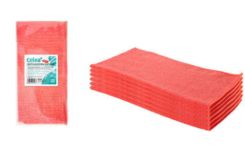 Bayeta Microfibra Multiusos Rojo 40x30cm  280 gr/m2