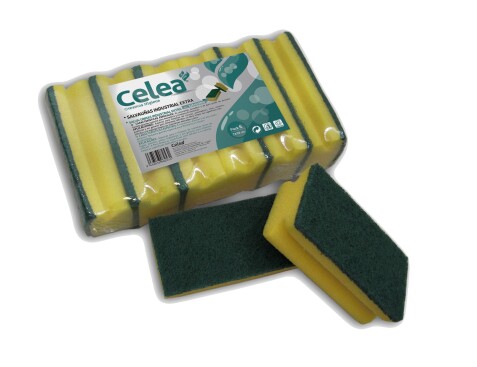 Salvauñas Industrial Extra con Fibra Verde Pack-6