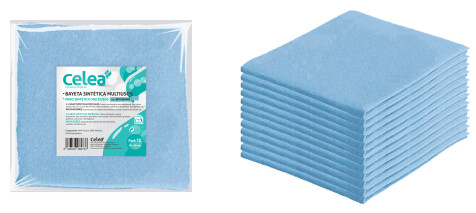 Bayeta Sintética Multiusos – Azul Pack-12