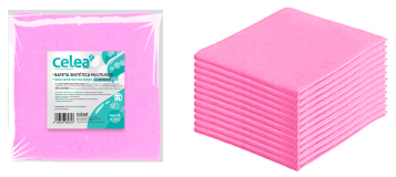 Bayeta Sintética Multiusos – Rosa Pack-12
