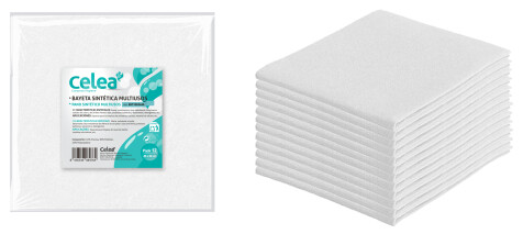 Bayeta Sintética Multiusos – Blanca Pack-12