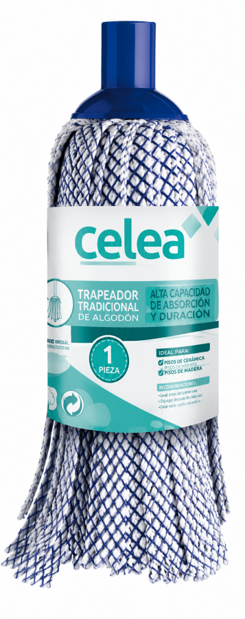 Fregona Tiras Cuadros Azules 130 g
