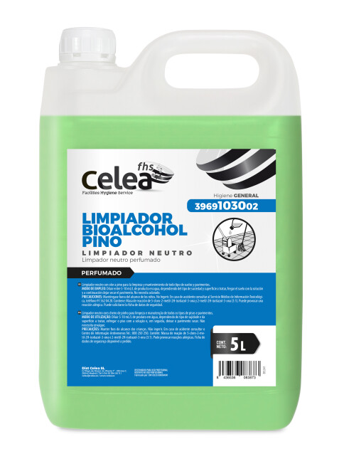 Limpiador Bioalcohol  PINO FHS 5L - FA