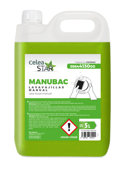 Lavavajillas Manual MANUBAC STAR 5L - FA