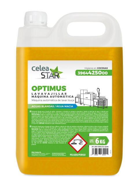 Lavavajillas Máquina OPTIMUS STAR Aguas Blandas 6 kg - FA