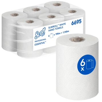 Bobina Secamanos Scott® Essential™ Slimroll™ 190 mts 1C