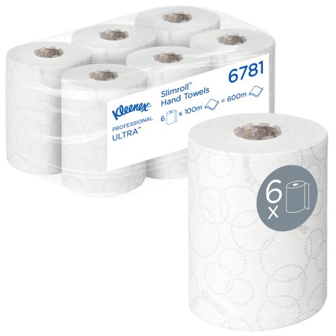 Bobina Secamanos Kleenex® Ultra Slimroll™ 100 mts 2C
