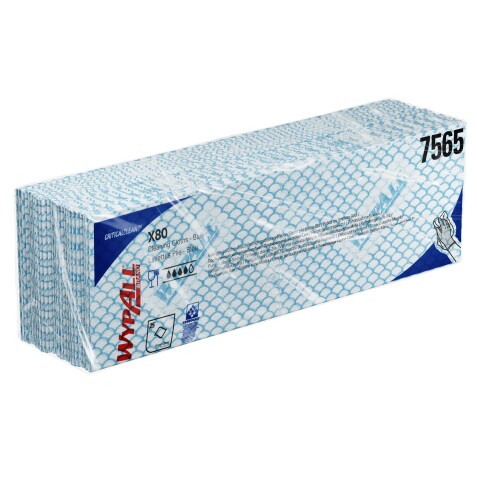 Paño WypAll® X80 Azul Interplegada