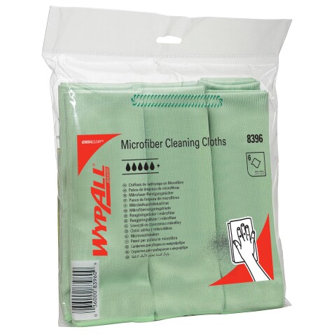 Paño WypAll® Microfibra 40x40 Verde