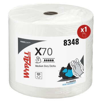 Paño WypAll® X70 Blanco Bobina