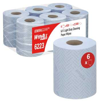 Paño WypAll® L10 Azul Bobina