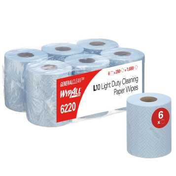 Paño WypAll® L10 Azul Bobina (280)