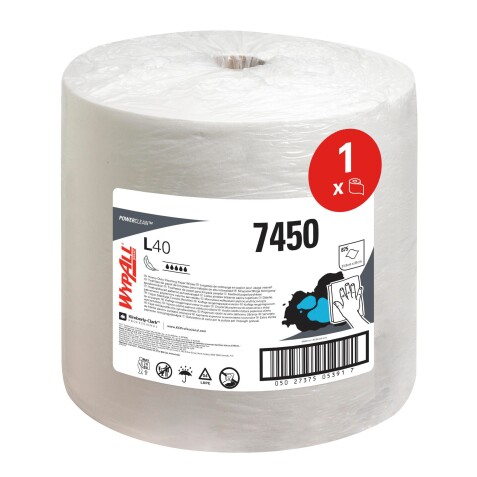 Paño WypAll® L40 Blanco Bobina