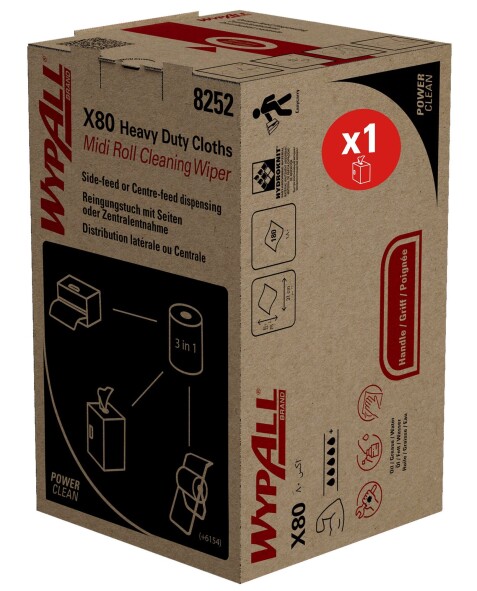 Paño WypAll® X80 Blanco Midi Roll