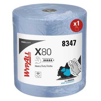 Paño WypAll® X80 Azul Bobina