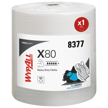 Paño WypAll® X80 Blanco Bobina