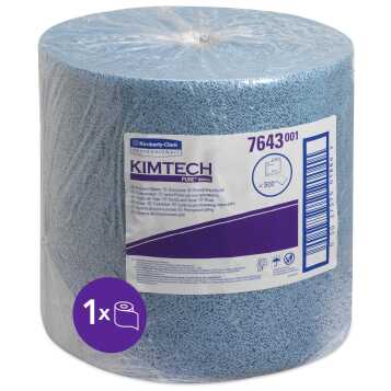 Paño Kimtech® Químicos y disolventes Azul Bobina