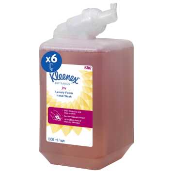 Luxury Foam Hand Wash Kleenex® Botanics™ Rojo 1 Ltr