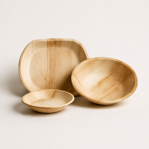 Platos hoja de palma