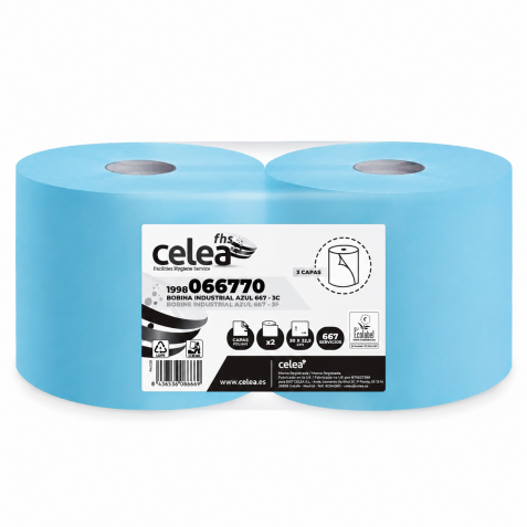 Bobina Industrial Azul 667 - 3C